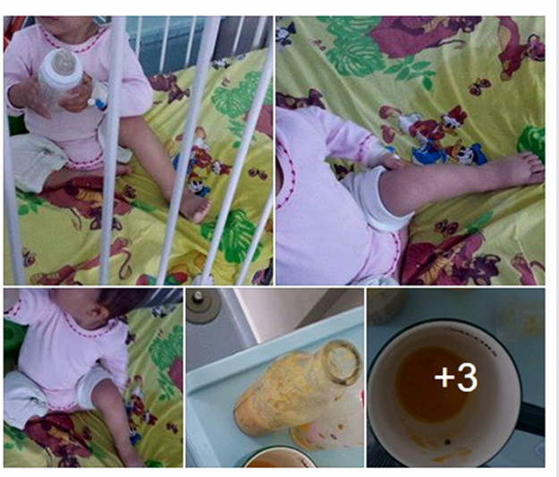 Imagini pe Internet cu un copil care cere de mâncare. Spitalul de Pediatrie Sibiu a deschis o anchetă