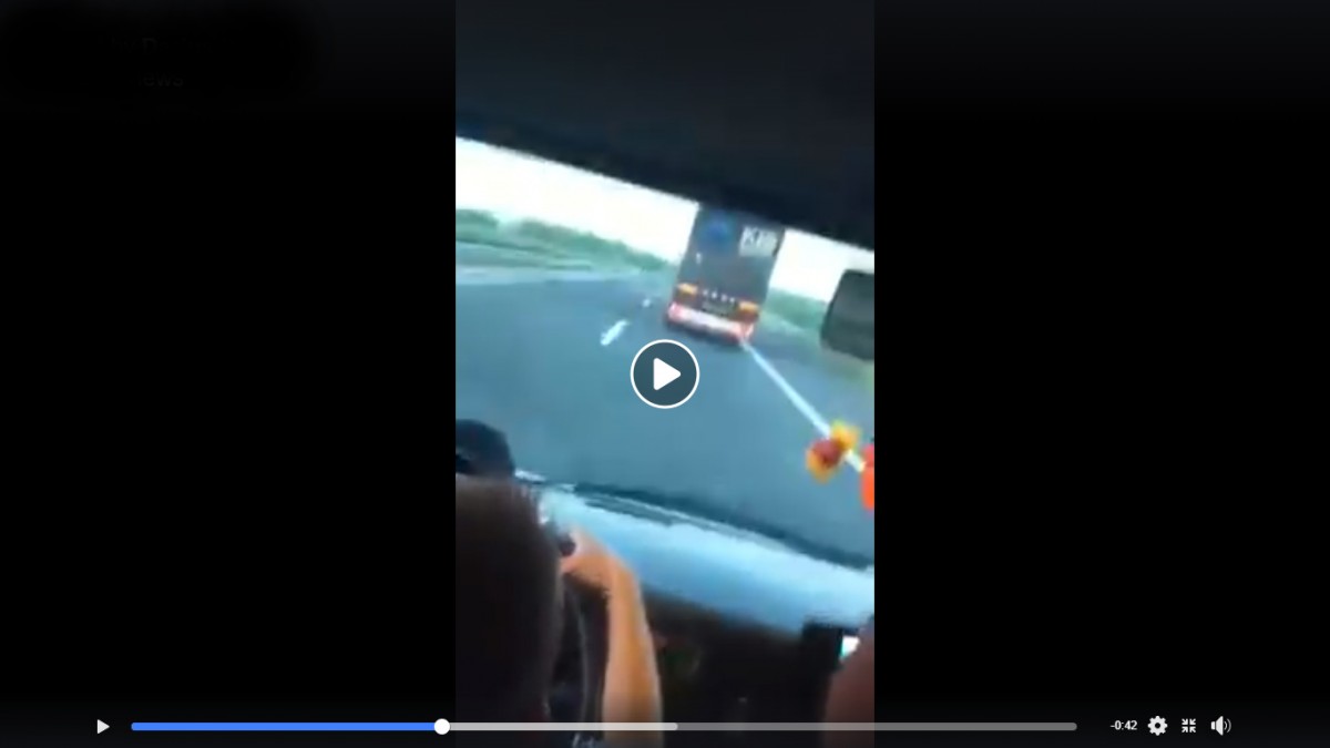 VIDEO Copil la volan pe autostradă