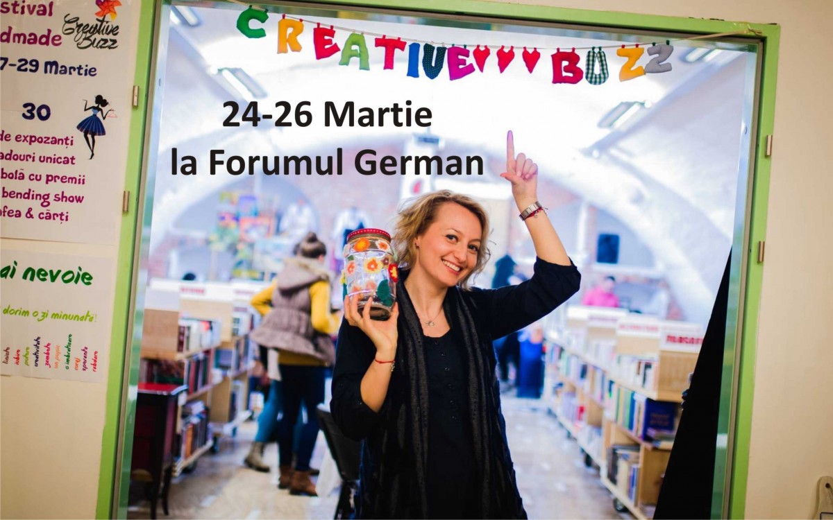 Peste 30 de expozanți din toată țara la Festivalul handmade Creative Buzz
