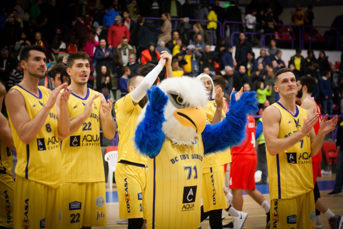 BC CSU Sibiu se menține pe primul loc. A învins Iașiul la 22 de puncte