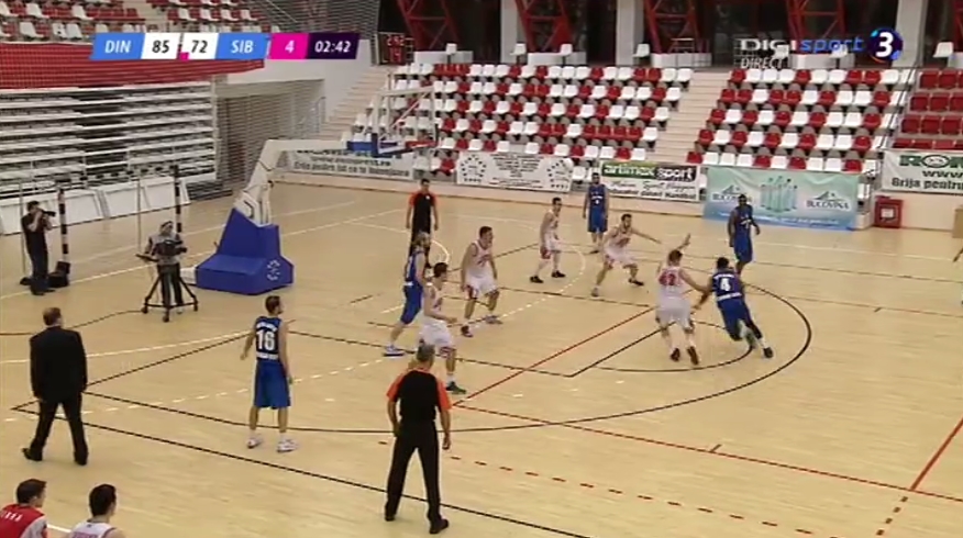 CSU Sibiu a pierdut meciul cu Dinamo. Desharick Guidry a debutat pentru sibieni