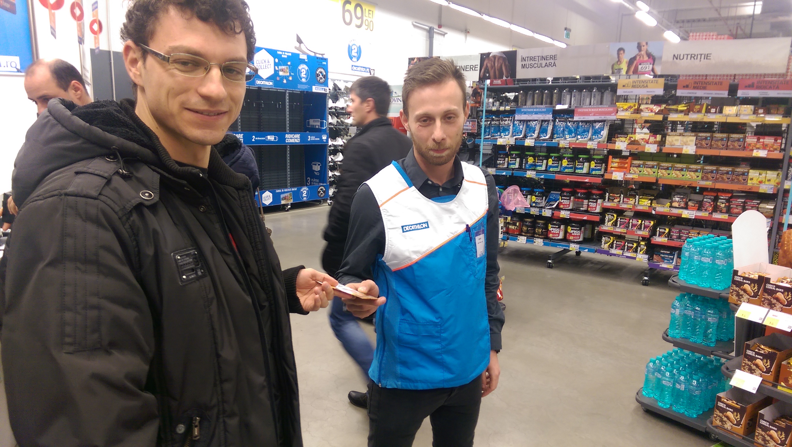 Alin Constantin, câștigătorul de săptămâna trecută al concursului Turnul Sfatului - Decathlon