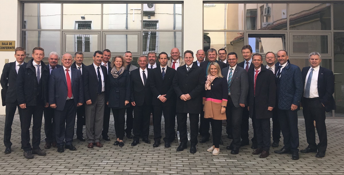 Delegație de oameni de afaceri austrieci, interesați de a investi la Sibiu