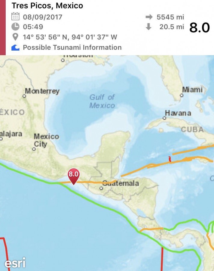 Cutremur cu magnitudinea 8 pe scara Richter, în largul coastelor Mexicului. Alertă de tsunami pentru şapte state