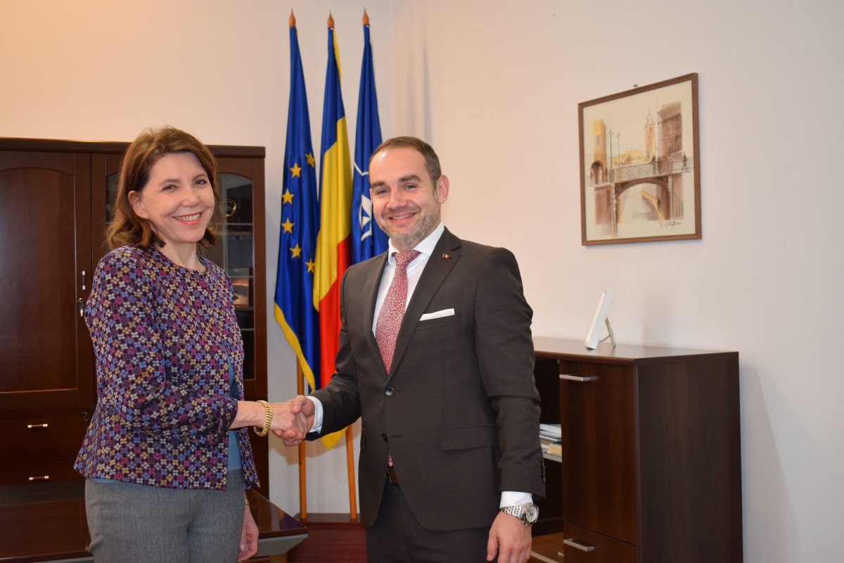 Ambasadorul Franței a vizitat Sibiul. ”Putem construi parteneriate solide și profitabile pentru ambele țări”