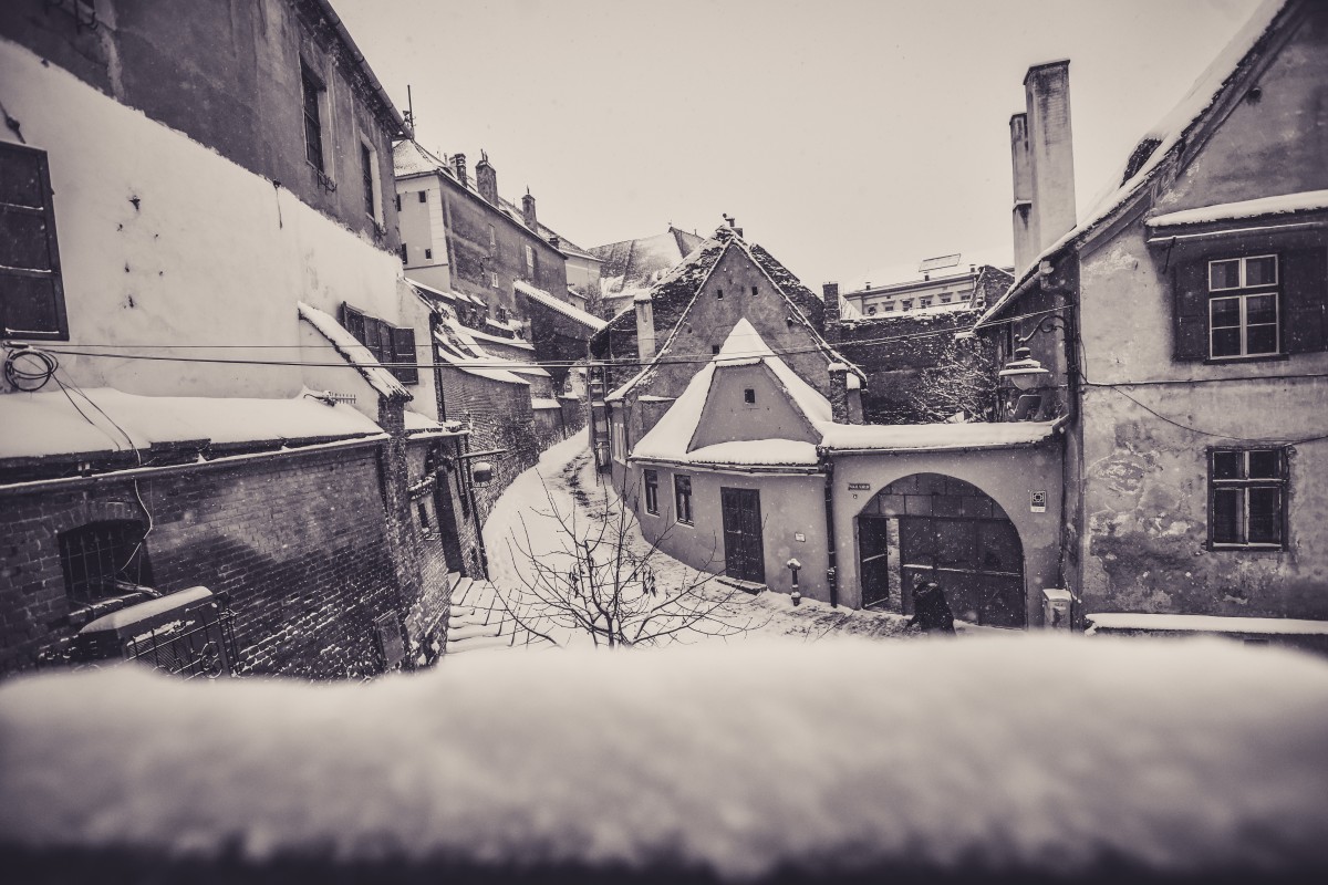 Iarna la Sibiu între anii 1931 și 2007