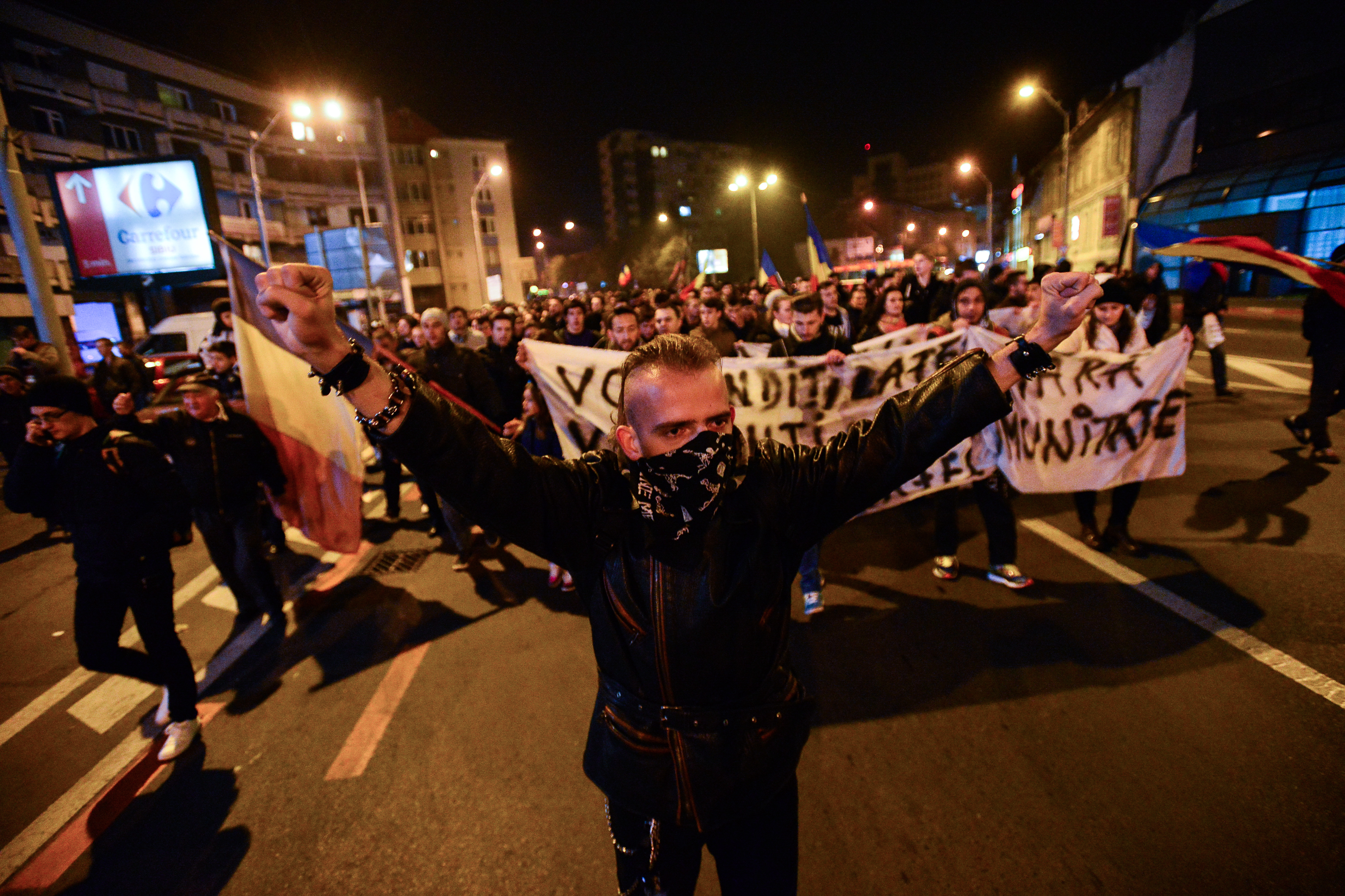 Actualizare: Marșul sibienilor s-a încheiat / Video