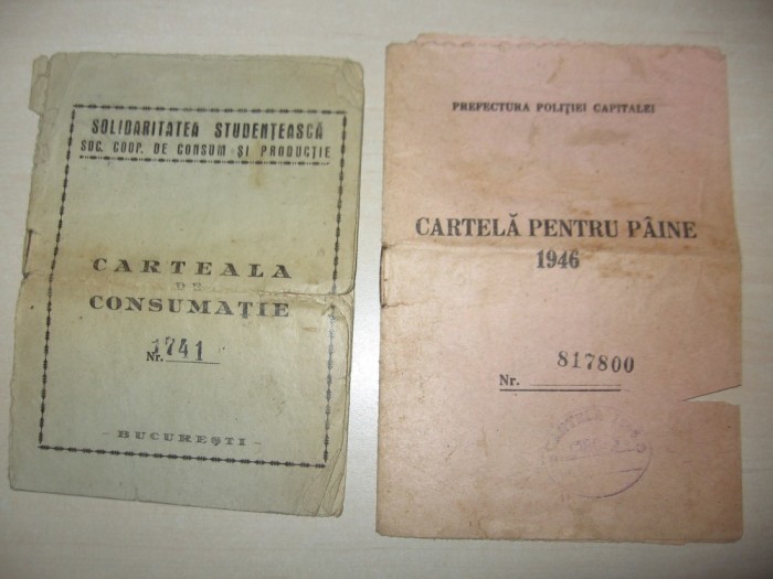 În 1947 se anunță bonurile de alimente. O zi pâine, o zi mălai