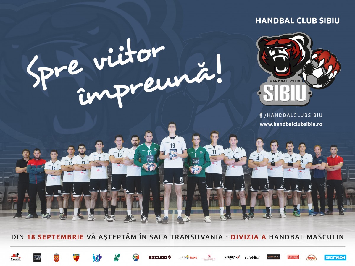 Handbal Club Sibiu vs. Universitatea Craiova se dispută azi, la Sala Transilvania