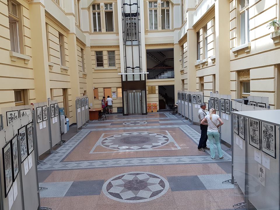 Cunoscutul artist Ștefan Orth expune în Primăria Sibiu