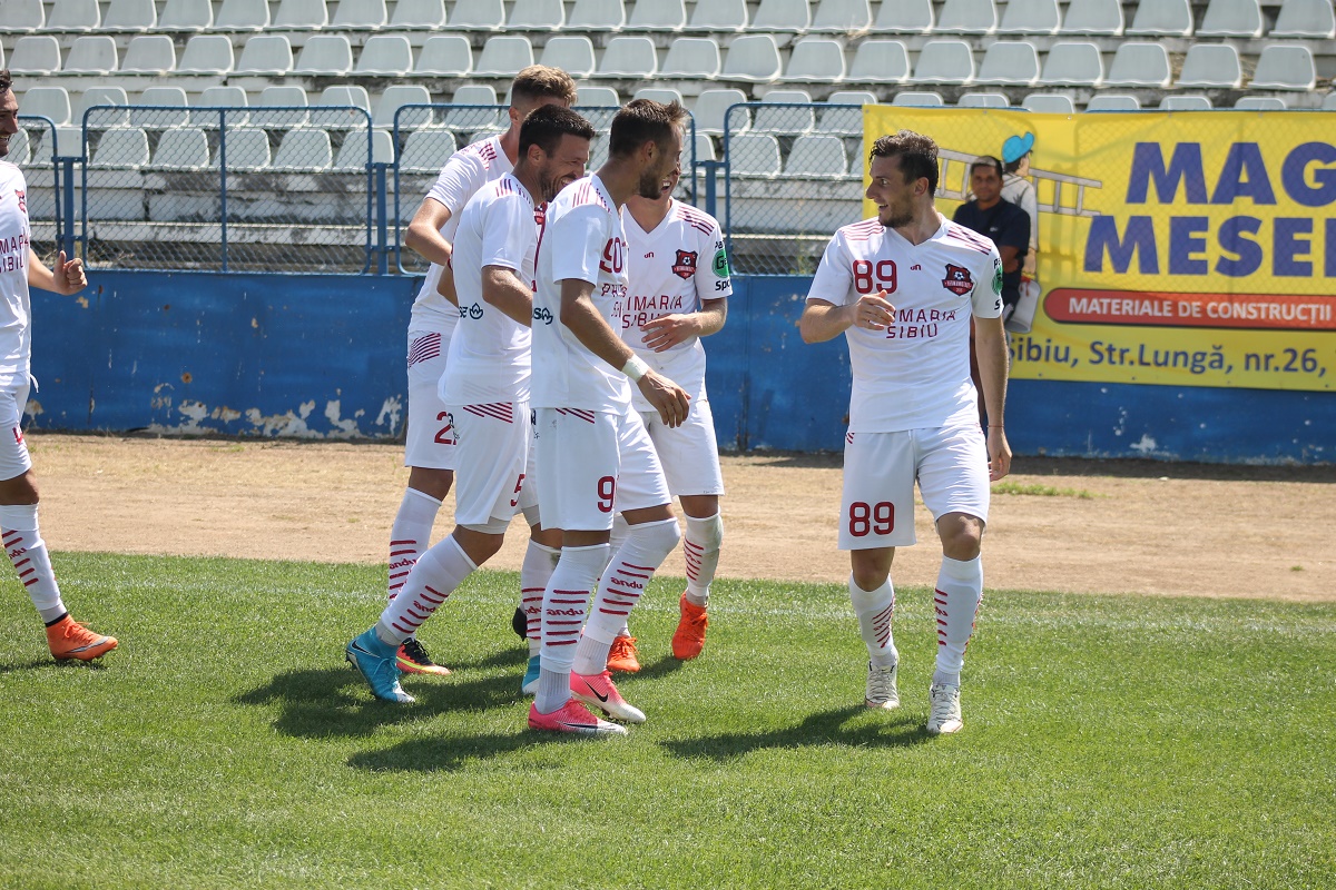 FC Hermannstadt joacă, miercuri, la Satu Mare
