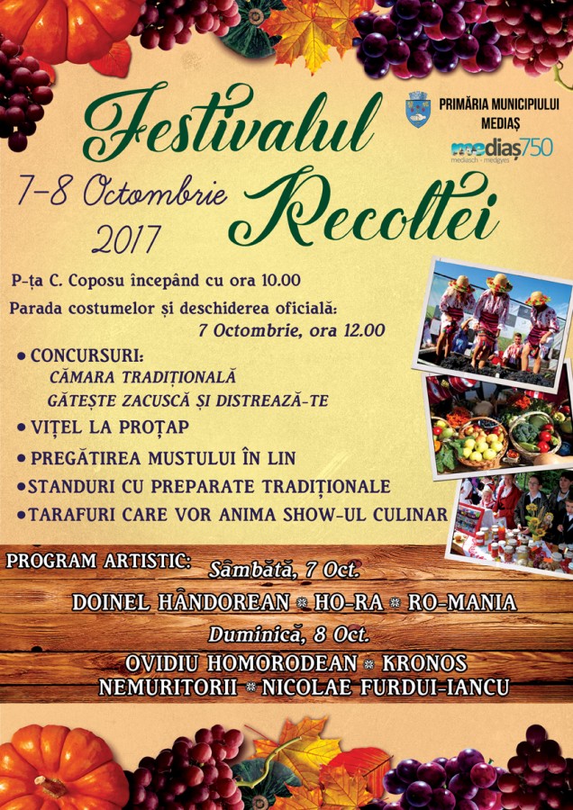 Mediașul se pregătește de Sărbătoarea Recoltei