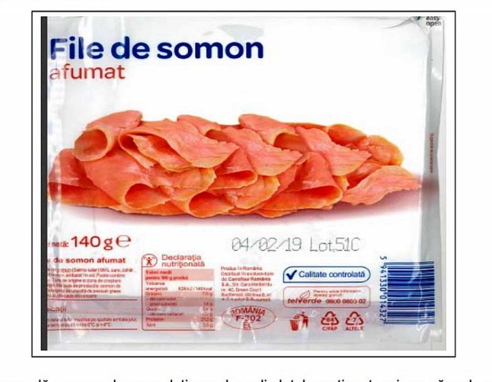 Încă un lot de somon este retras din magazine: se recomandă să nu fie consumat