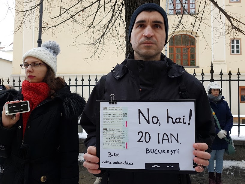 Flashmob în tren. #văvedem pleacă mâine la București