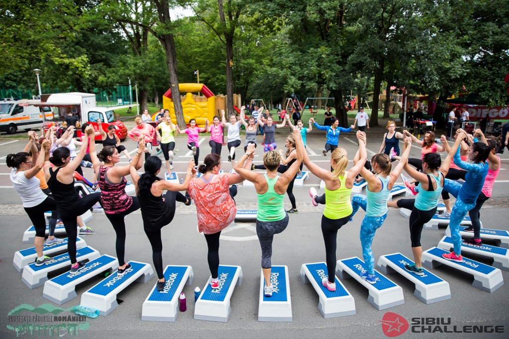 Vremea capricioasă nu i-a împiedicat pe sibieni să facă mişcare, la Sibiu Challenge