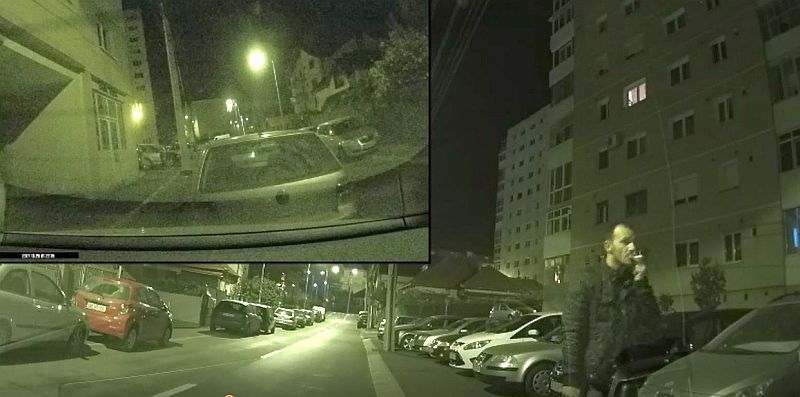 VIDEO – Cum se fură noaptea în Sibiu