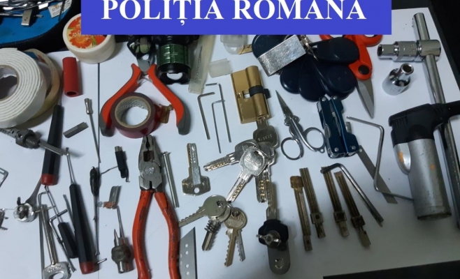 Polițiștii clujeni au prins cel mai mare spărgător de locuințe din Ardeal