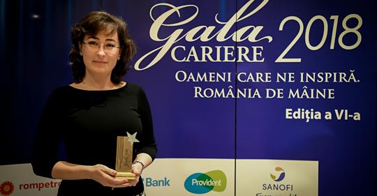 O sibiancă a câștigat „Antreprenorii viitorului”, la Gala Revistei CARIERE
