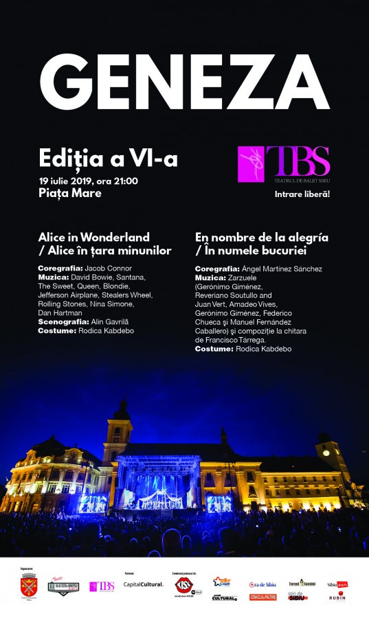 „Genezaˮ, ediția a VI-a, încheie stagiunea 2018 – 2019 a Teatrului de Balet Sibiu
