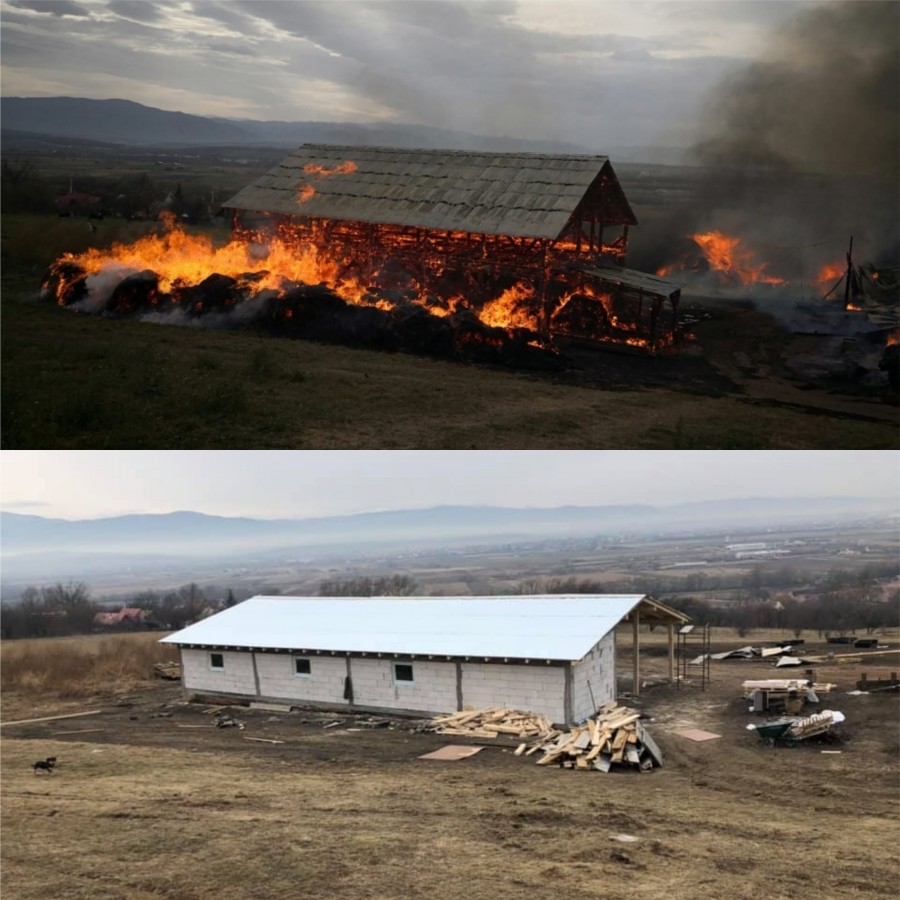 Implicare exemplară în Bungard: Ministrul agriculturii și comunitatea l-au ajutat pe crescătorul care și-a pierdut ferma într-un incendiu