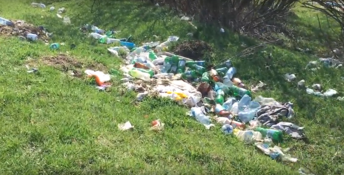 Premieră la Făgăraș: Bărbat amendat după ce a fost fotografiat aruncând gunoaie pe marginea drumului iar imaginile postate pe internet