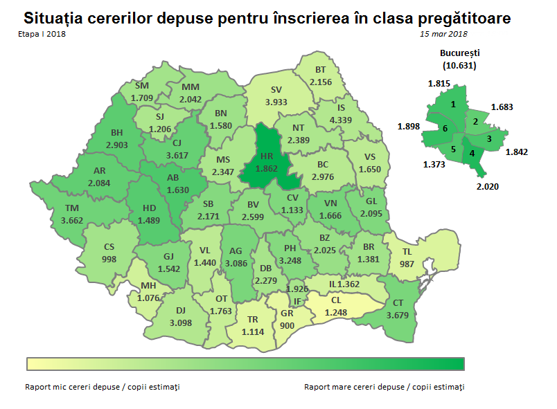 Prima săptămână de înscrieri în clasa 0: 2.171 de cereri depuse în Sibiu