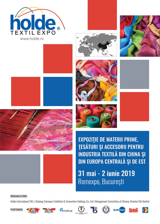 HOLDE TEXTIL EXPO, prima expoziție internațională de textile