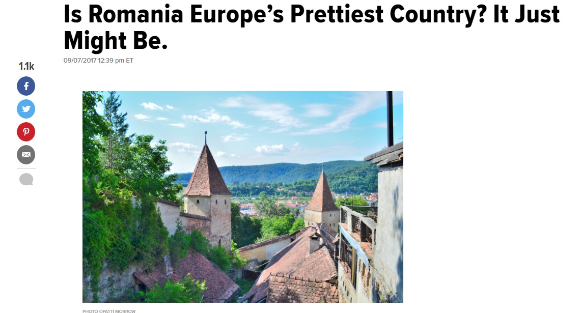 The Huffington Post laudă Sibiul. 