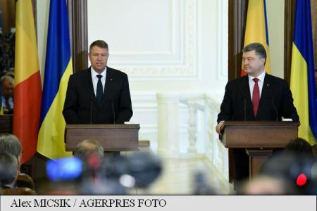 Președintele Ucrainei, Petro Poroșenko, primit la Palatul Cotroceni