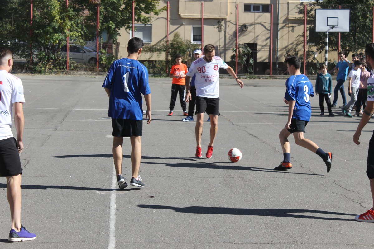 FC Hermannstadt: Fotbal pe ciment la ”Ghibu” FOTO