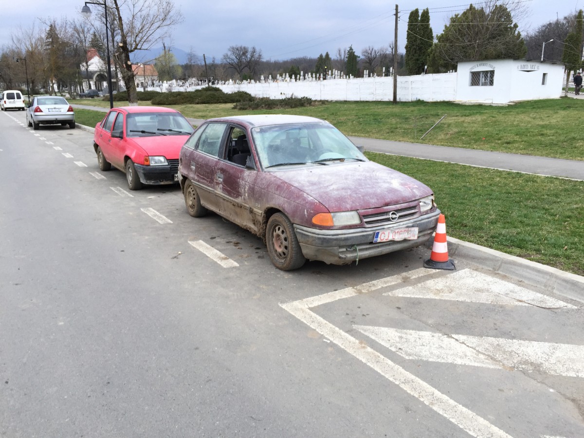 Mașini abandonate și haite de câini în cimitir. Ce face primăria?