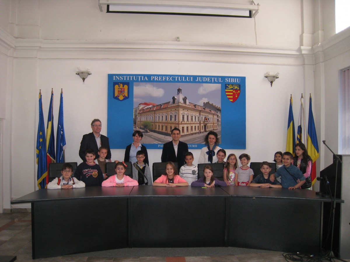 Prefectura Sibiu prezentată elevilor în săptămâna “Școala Altfel”