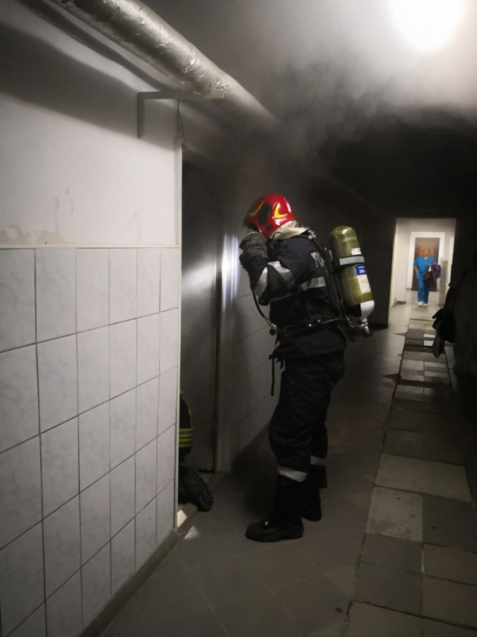 Spitalul Județean, sancționat cu avertisment de ISU, în urma incendiului de acum câteva zile