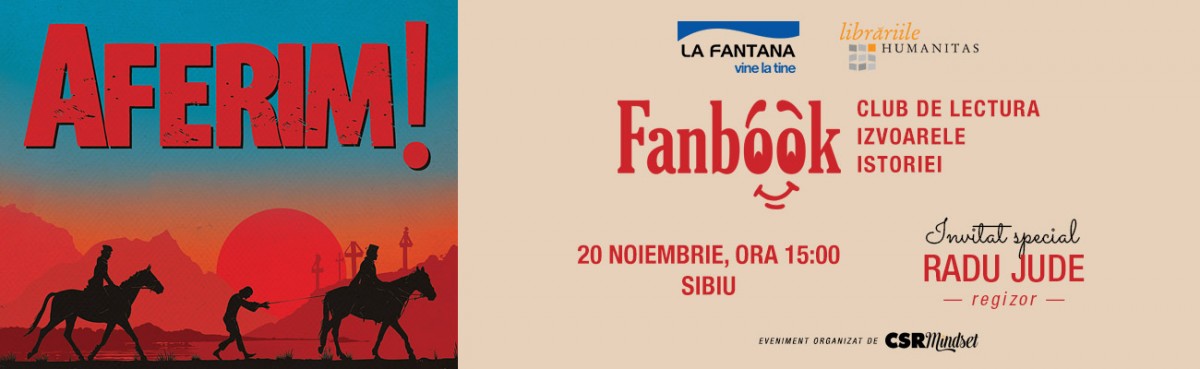Radu Jude, primul invitat al  clubului de lectură Fanbook de la Sibiu