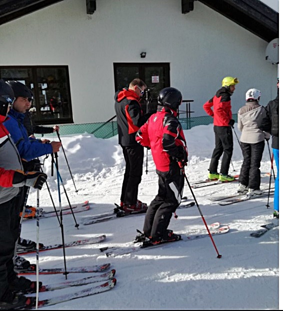 Klaus Iohannis și-a petrecut weekend-ul la ski, în județul Alba