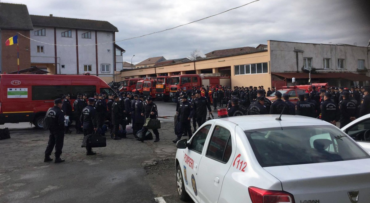 Exercițiu Seism 2016. Întreg personalul ISU Sibiu, în alertă