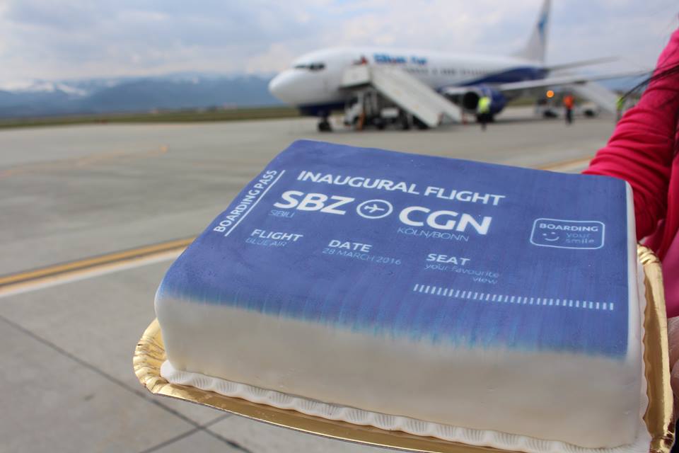 Blue Air renunță la ruta Sibiu-Koln