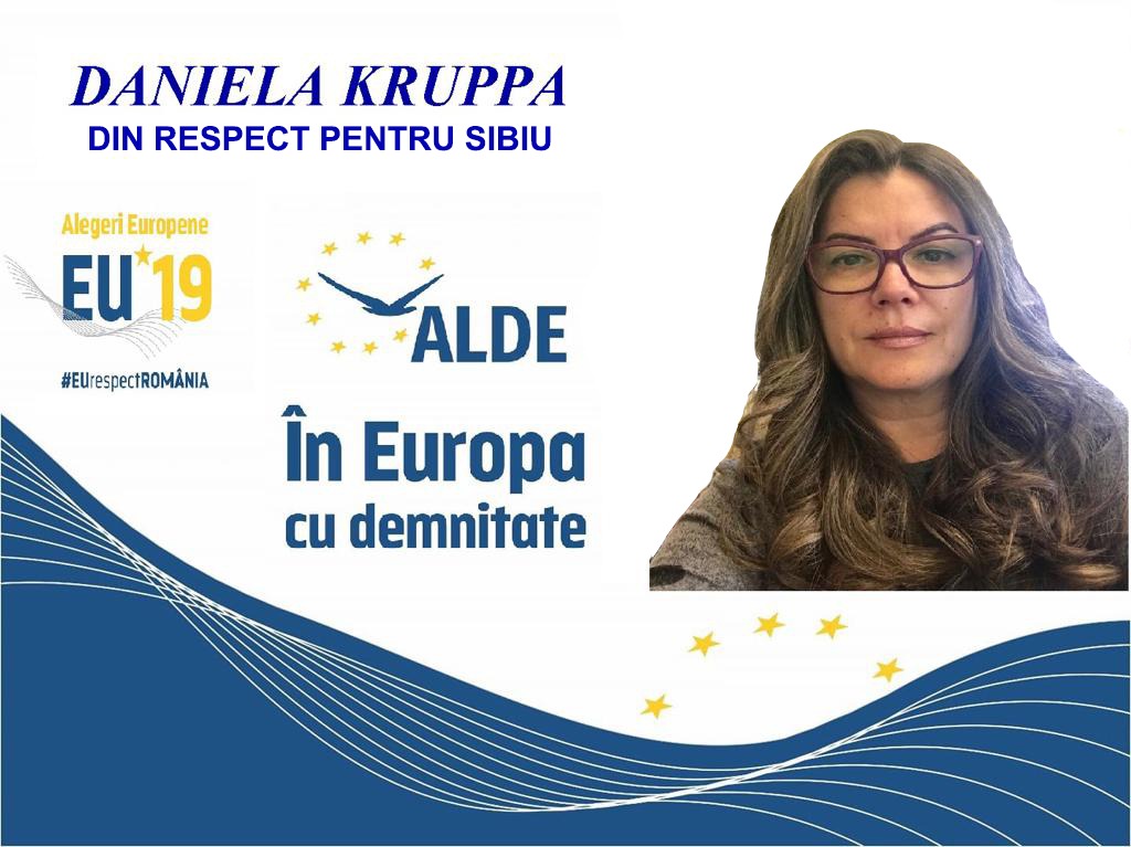 ALDE Sibiu susține că are candidat la europarlamentare: Maria Kruppa