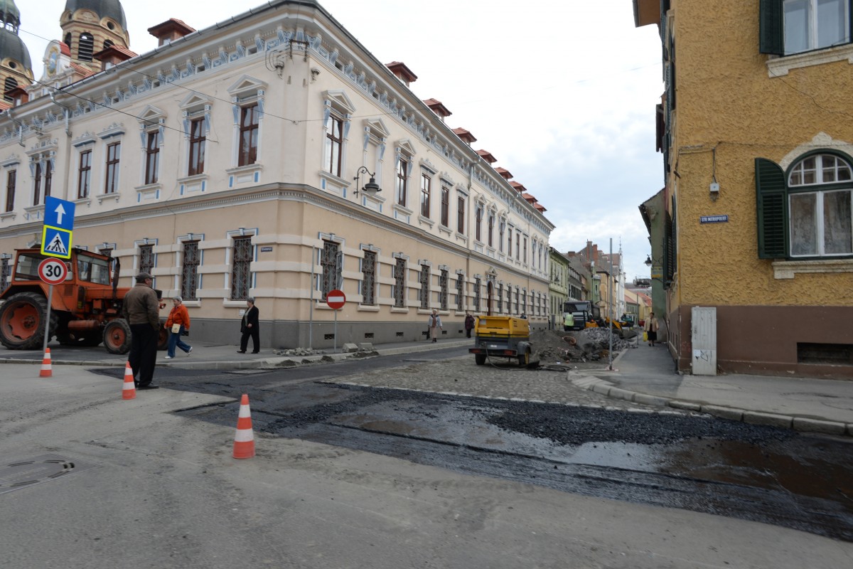 Strada Mitropoliei intră în lucrări până la finalul lunii
