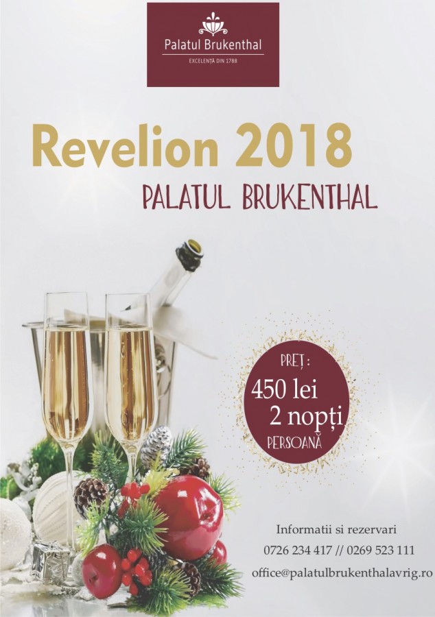 Revelion la Brukenthal. 405 lei pentru două nopți de poveste (P)