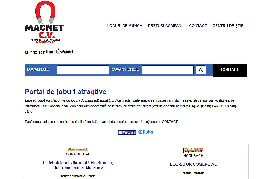 Magnet CV, cea mai nouă platformă de locuri de muncă din Sibiu, pregătită de lansare