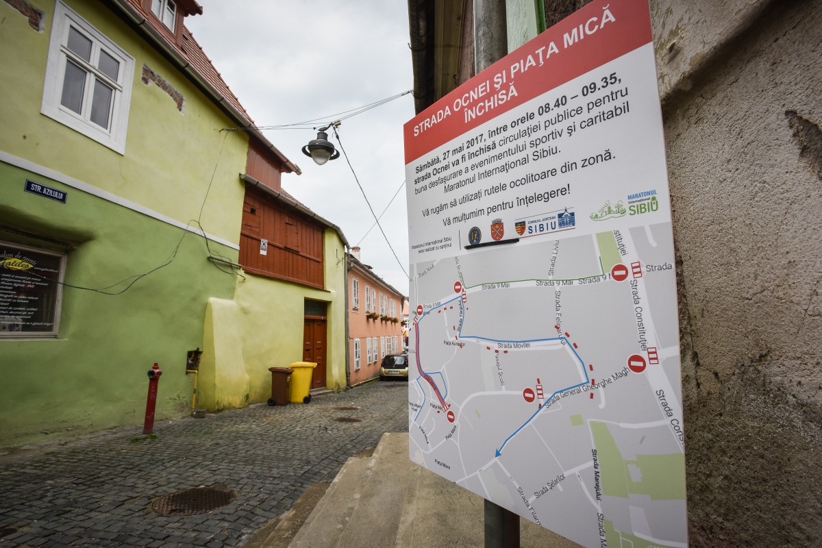 Ce restricții de trafic vor fi și ce străzi se închid sâmbătă pentru Maraton
