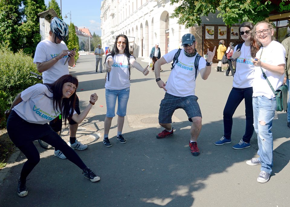 Cros pentru voluntarii Maratonului Sibiului, în Parcul Sub Arini