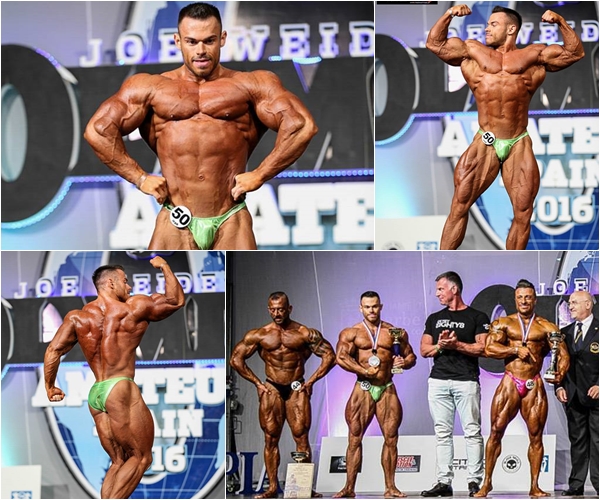 FOTO | Debut de neuitat la seniori. Marius Chera și-a încordat mușchii sculptaţi și a câștigat locul 2 la prestigiosul Mr. Olympia Amateur