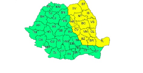 Vremea: Sibiul iese de sub codul galben, ninsoarea se transformă în ploaie