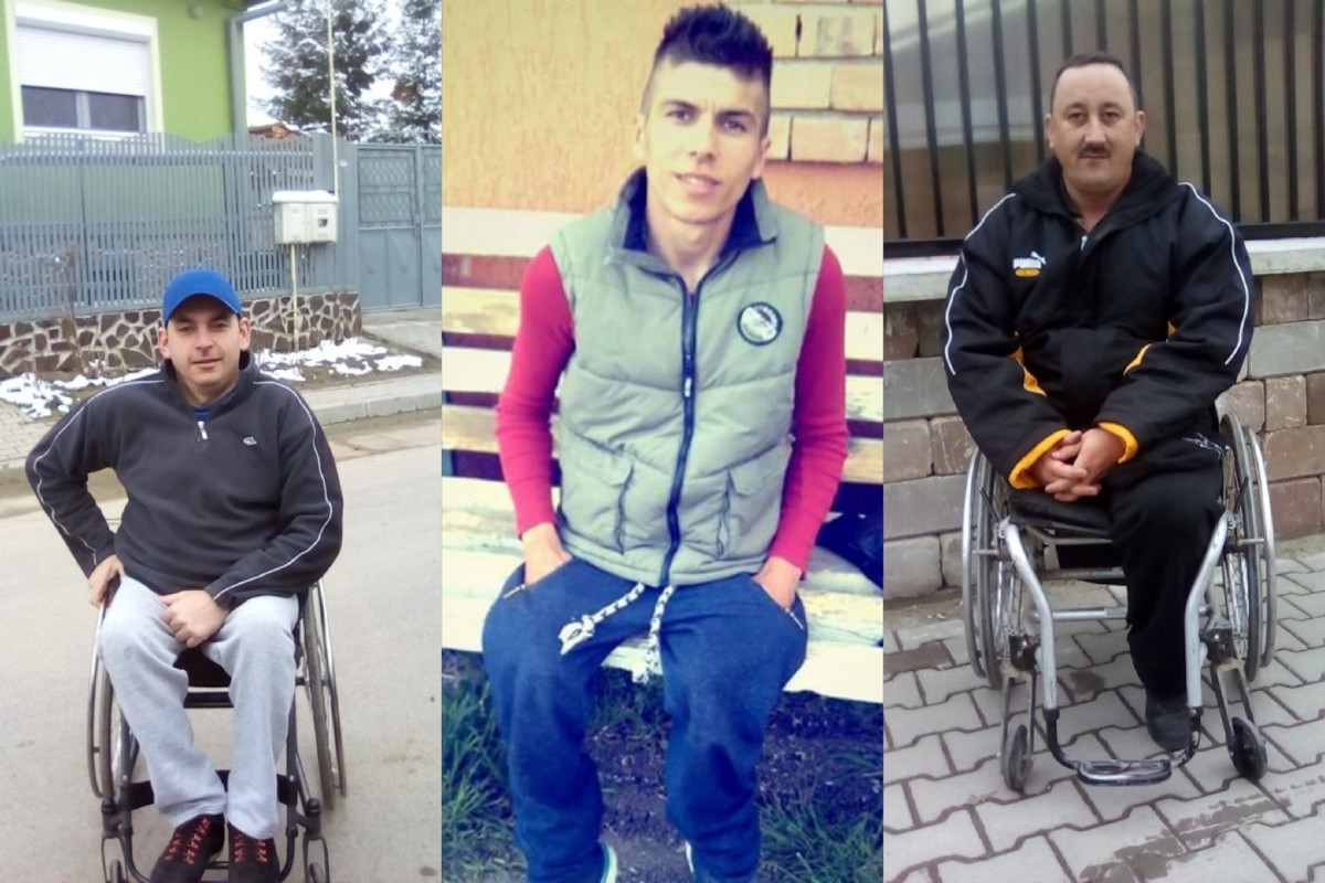 Trei persoane participă la Maratonul Sibiului în scaun cu rotile