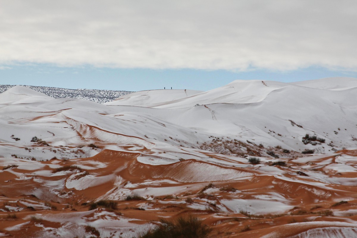 A nins în deșertul Sahara