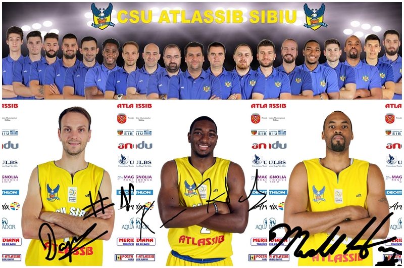Surpriză pentru fani: CSU Sibiu pregătește cartonașe cu jucătorii favoriţi. Deocamdată, a lansat pozele oficiale cu lotul echipei