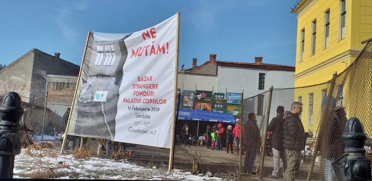 Câți bani a adunat Palatul Copiilor la bazarul de sâmbătă pentru reabilitarea noului sediu