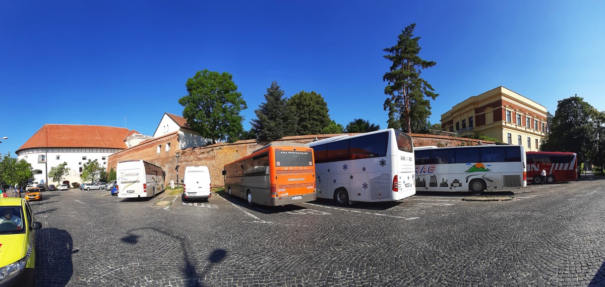 Mai multe locuri de parcare în Sibiu pentru autocarele turistice